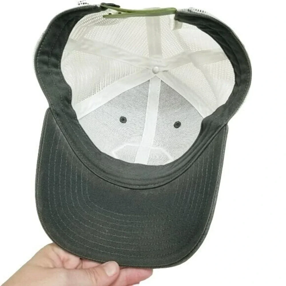 Patagonia Trucker Hat Mesh Sides Adjustable Baseball Dad Cap Water Marks Grey OS